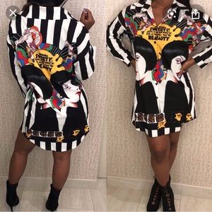 Ladies NWT shirt dress!